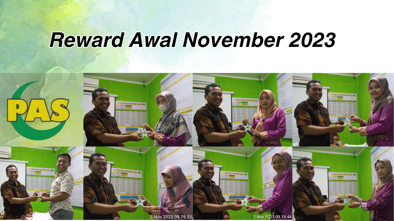 Reward Awal November 2023 - BMT PAS