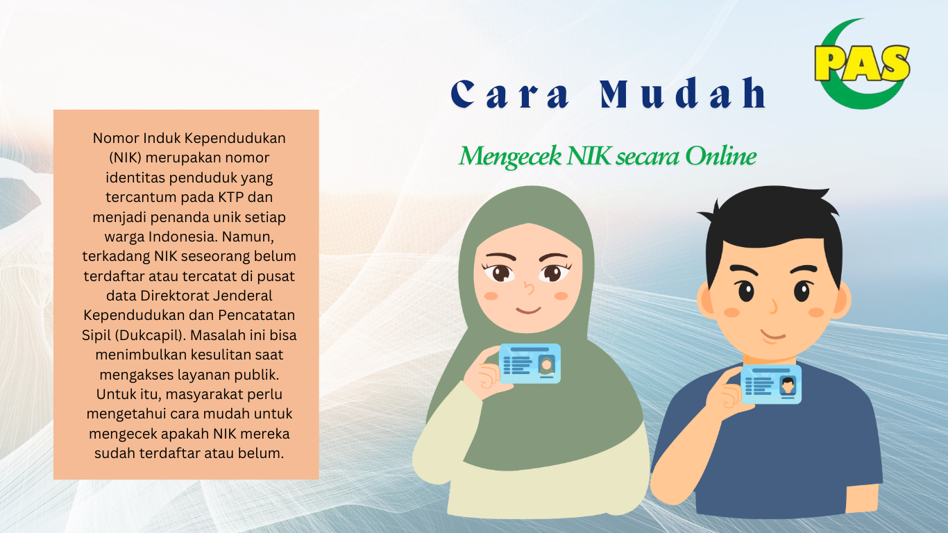 Cara mudah mengecek nik secara online bmt pas